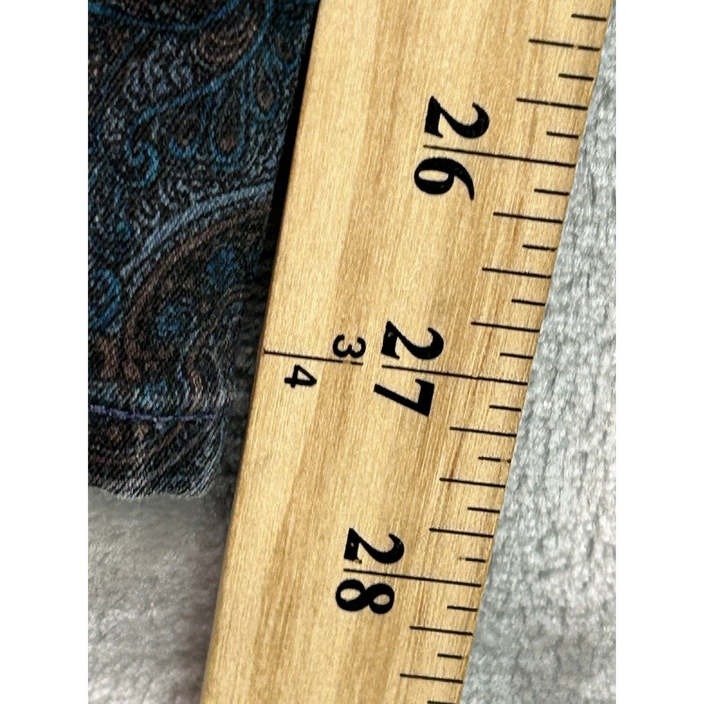 Paige Verdugo Ultra Skinny Jeans Womens Sz 29 Blue Paisley Stretch Beach Walking - Picture 9 of 12